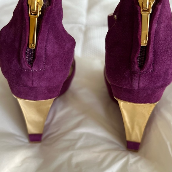 Christian Dior Suede Purple Sandals Size: EU 39 - Picture 5 of 10